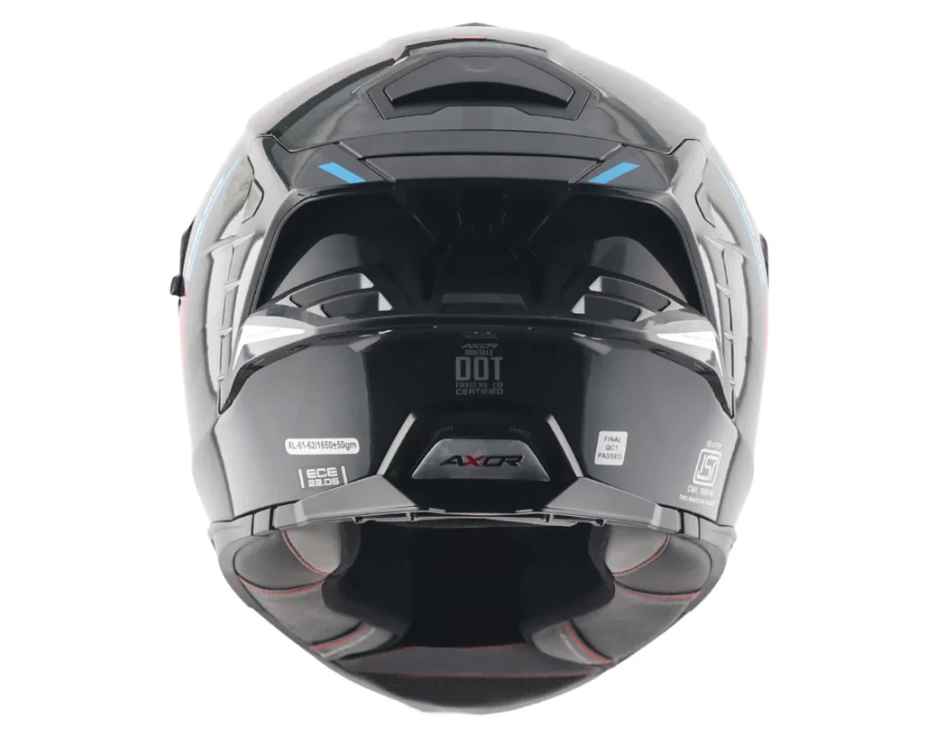 AXOR BRUTALE KRYPTIC - SİYAH MAVİ KAPALI KASK AXOR BRUTALE KRYPTIC - SİYAH MAVİ KAPALI KASK