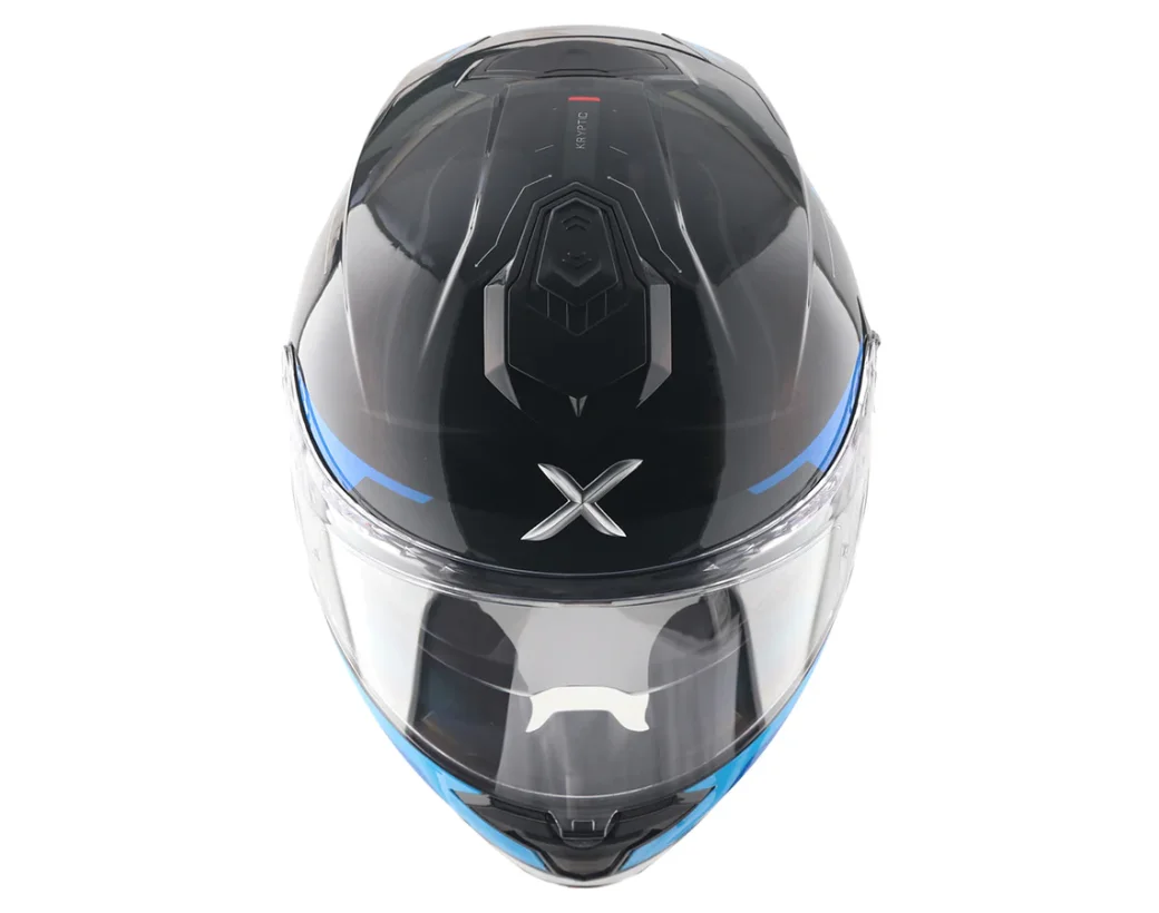 AXOR BRUTALE KRYPTIC - SİYAH MAVİ KAPALI KASK AXOR BRUTALE KRYPTIC - SİYAH MAVİ KAPALI KASK