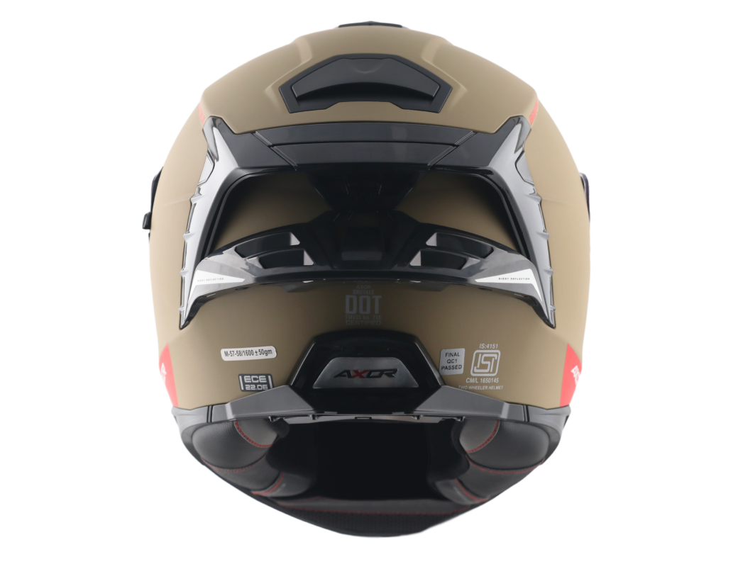AXOR BRUTALE SC - DESERT STORM DULL KAPALI KASK AXOR BRUTALE SC - DESERT STORM DULL KAPALI KASK
