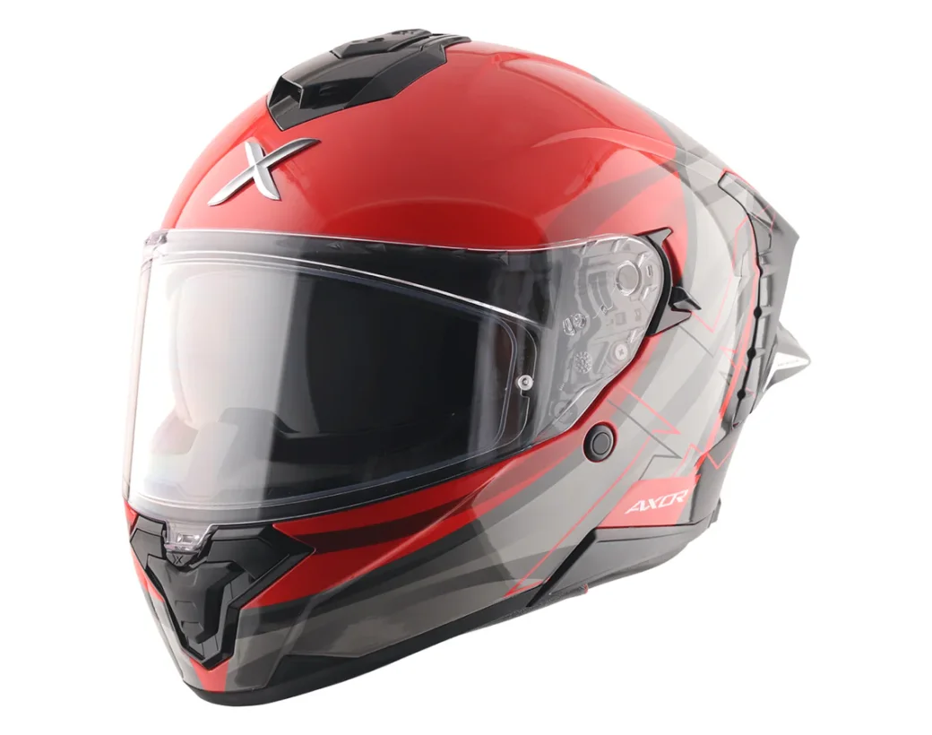 AXOR BRUTALE SURGES KIRMIZI SİYAH KAPALI KASK AXOR BRUTALE SURGES KIRMIZI SİYAH KAPALI KASK