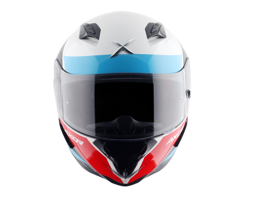 AXOR HUNTER TURBO - BEYAZ KIRMIZI FULLFACE KASK AXOR HUNTER TURBO - BEYAZ KIRMIZI FULLFACE KASK