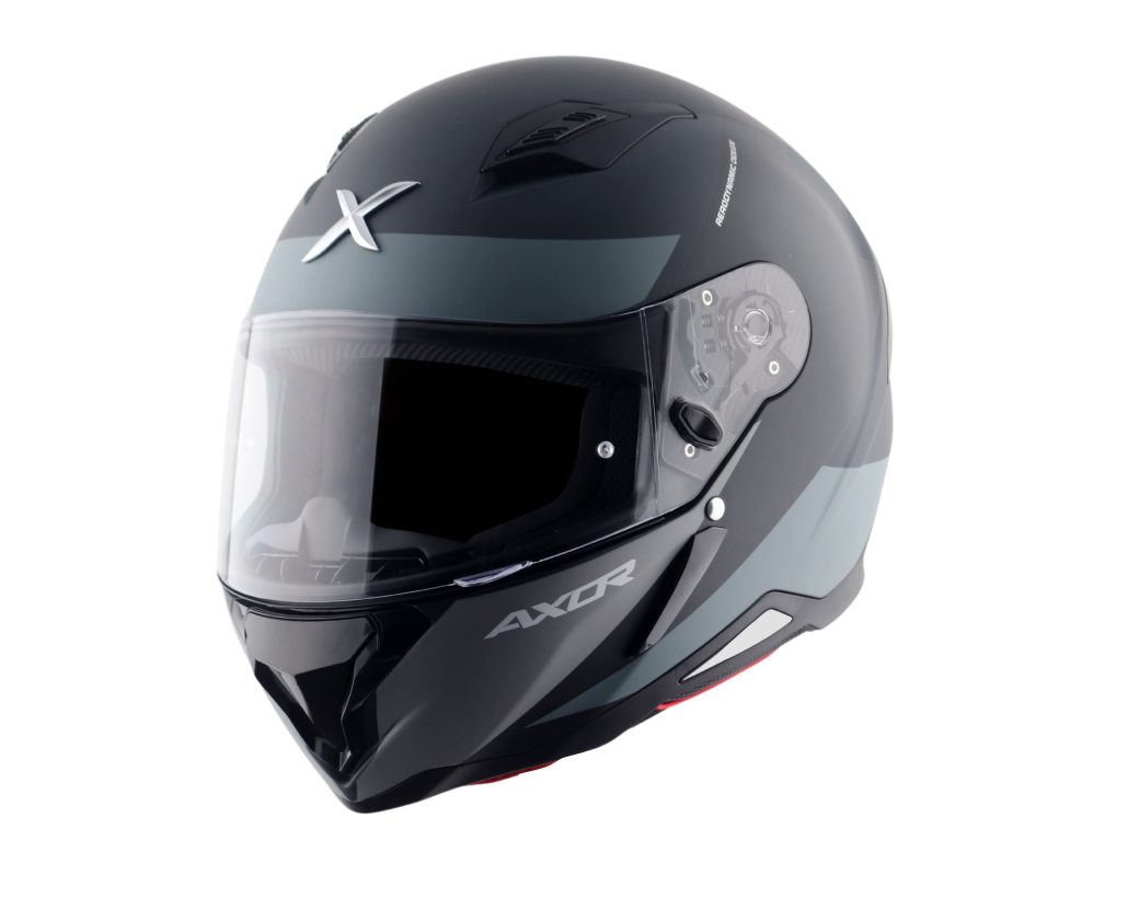 AXOR HUNTER TURBO - SİYAH GRİ MAT KASK AXOR HUNTER TURBO - SİYAH GRİ MAT KASK