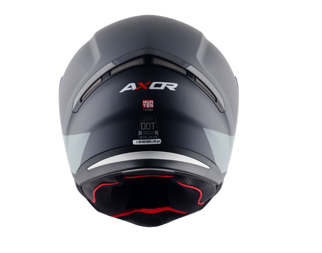 AXOR HUNTER TURBO - SİYAH GRİ MAT KASK AXOR HUNTER TURBO - SİYAH GRİ MAT KASK