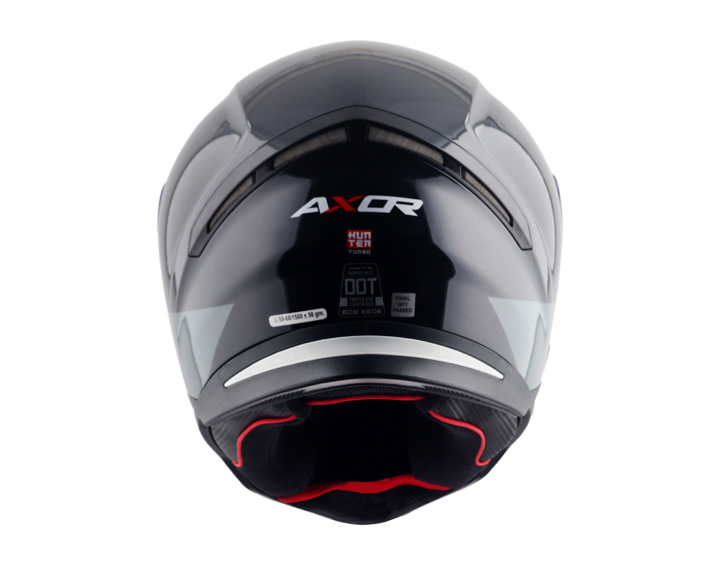 AXOR HUNTER TURBO - SİYAH GRİ PARLAK FULLFACE KASK AXOR HUNTER TURBO - SİYAH GRİ PARLAK FULLFACE KASK