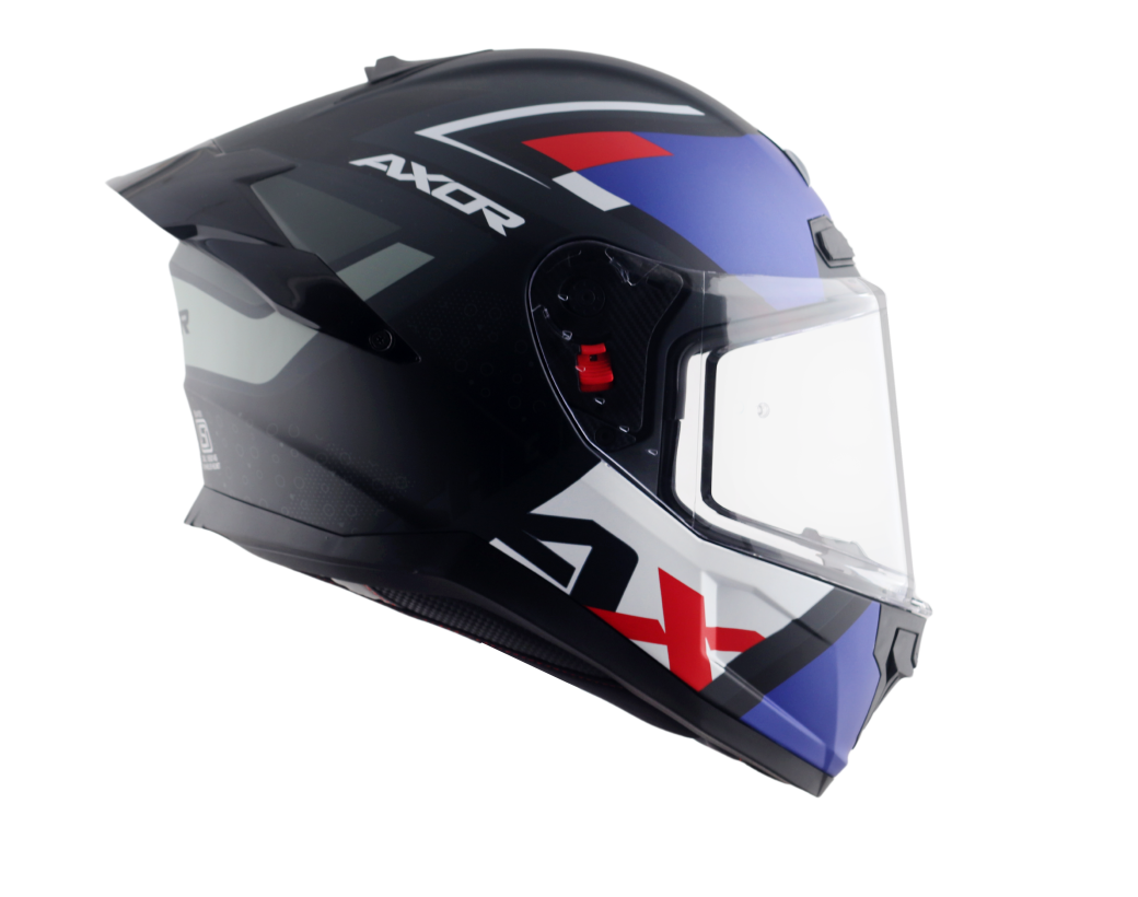 AXOR SABER X SPORTS - MAVİ SİYAH FULLFACE KASK