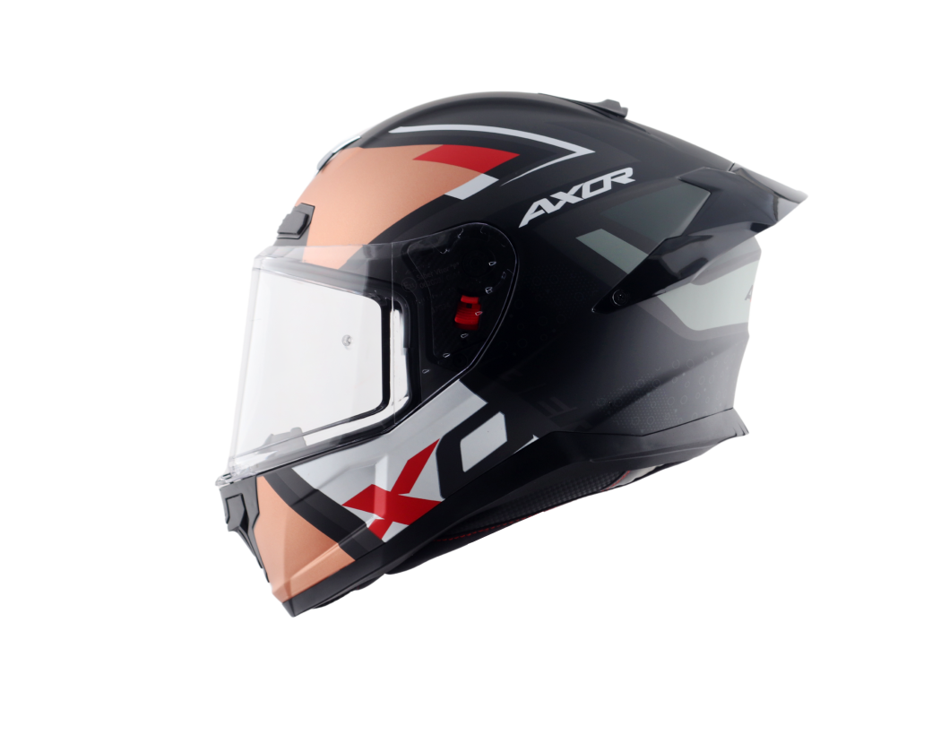 AXOR SABER X SPORTS - TURUNCU SİYAH FULLFACE KASK