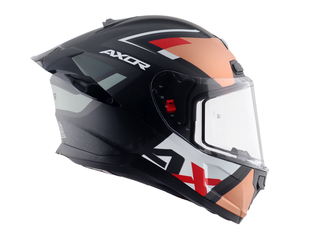 AXOR SABER X SPORTS - TURUNCU SİYAH FULLFACE KASK
