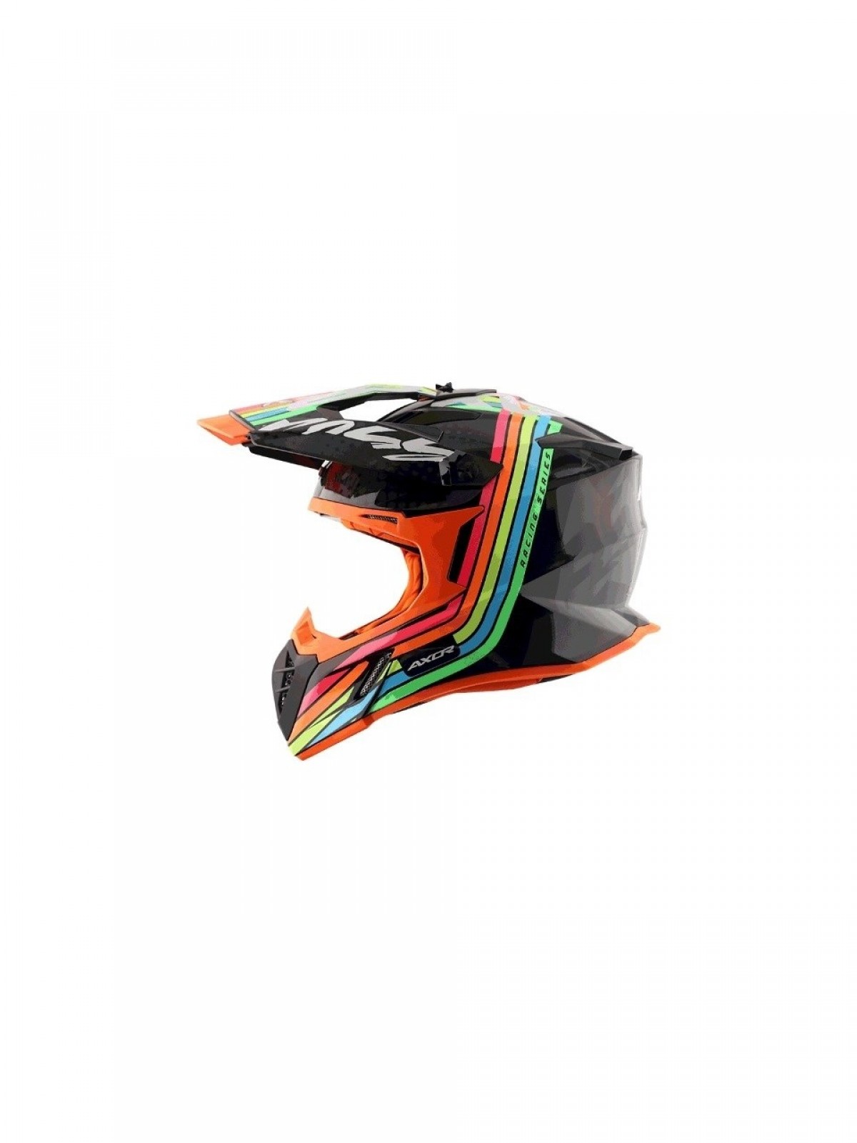 AXOR X-CROSS X2 - TURUNCU SİYAH GRİ KROS KASK AXOR X-CROSS X2 - TURUNCU SİYAH GRİ KROS KASK