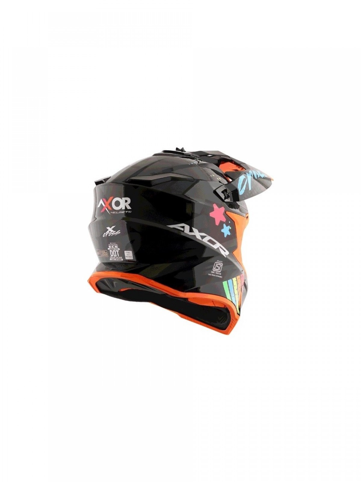 AXOR X-CROSS X2 - TURUNCU SİYAH GRİ KROS KASK AXOR X-CROSS X2 - TURUNCU SİYAH GRİ KROS KASK