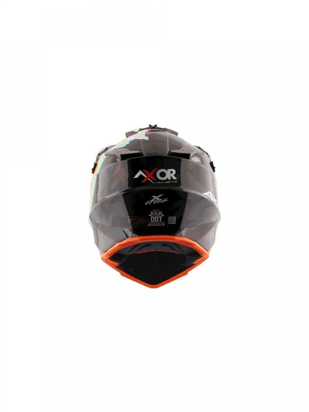 AXOR X-CROSS X2 - TURUNCU SİYAH GRİ KROS KASK AXOR X-CROSS X2 - TURUNCU SİYAH GRİ KROS KASK