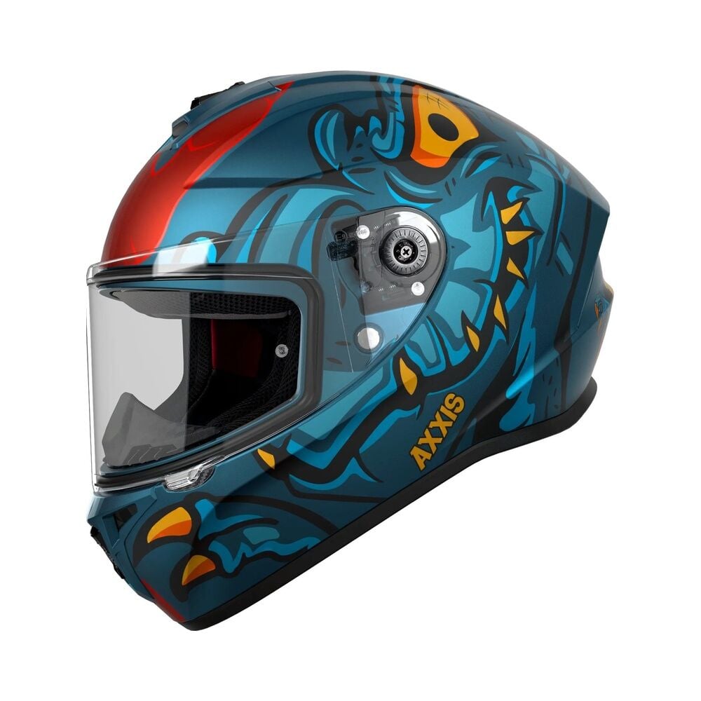 AXXIS DRAKEN S DINOTOON C7 MATT BLUE