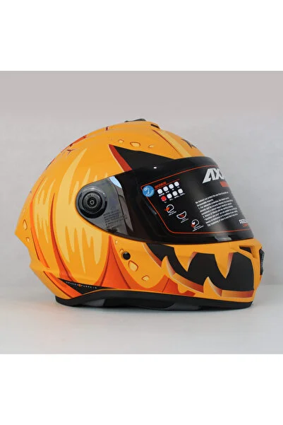 AXXIS DRAKEN S PUMPKIN C3 MATT YELLOW