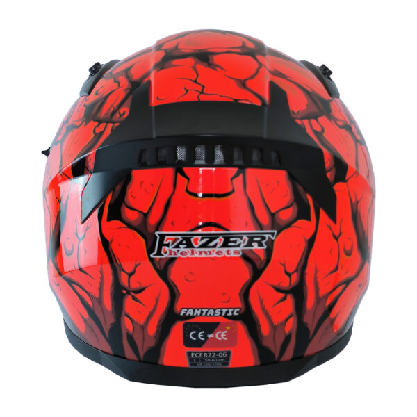 FAZER FX-211 Full Face Kask FANTASTIC RED