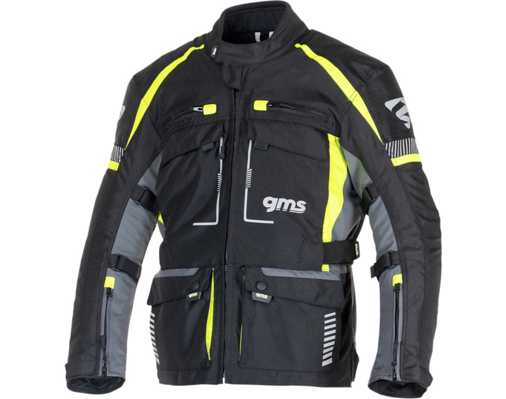 GMS - EVEREST 3in1 TOUR Jacket - BLACK ANTHRACIT YELLOW GMS - EVEREST 3in1 TOUR Jacket - BLACK ANTHRACIT YELLOW