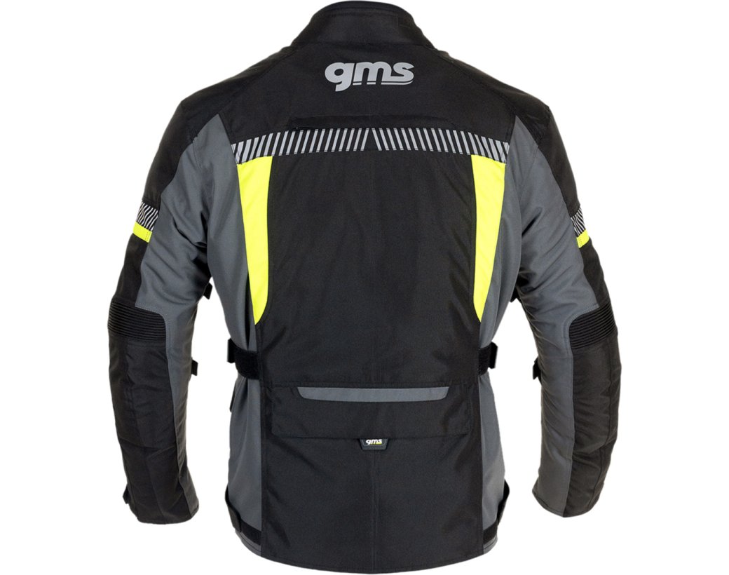 GMS - EVEREST 3in1 TOUR Jacket - BLACK ANTHRACIT YELLOW GMS - EVEREST 3in1 TOUR Jacket - BLACK ANTHRACIT YELLOW