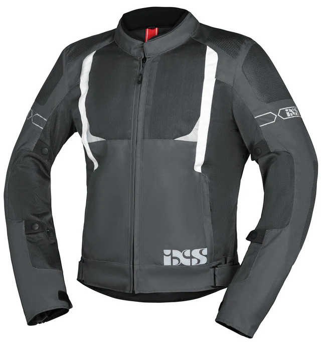 IXS - TRIGONIS-AIR SPORT Jacket / KADIN - DARK GREY GREY WHITE