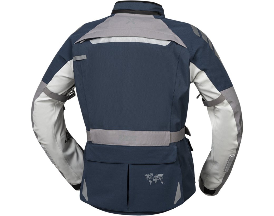 IXS - VENTURE-STX 1.0 LAMINATED Jacket - BLUE-LIGHT GREY
