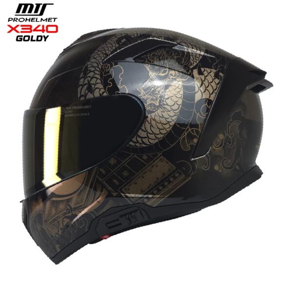 MTS FULL FACE KASK X340 GOLDY MTS FULL FACE KASK X340 GOLDY