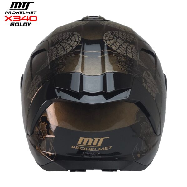 MTS FULL FACE KASK X340 GOLDY