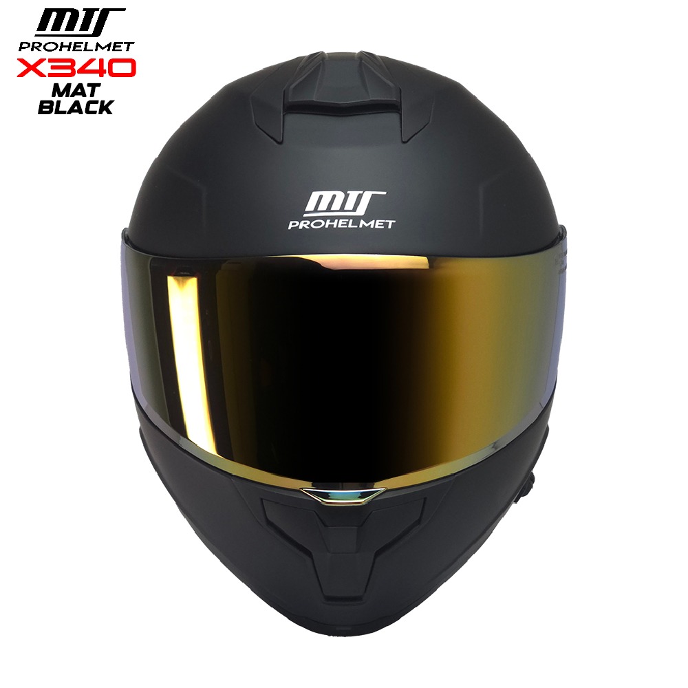 MTS X340 KAPALI KASK MAT SİYAH