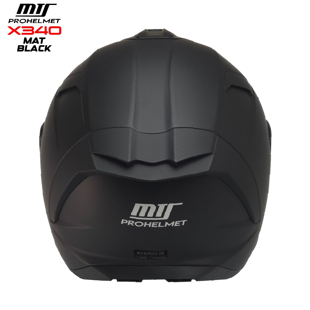 MTS X340 KAPALI KASK MAT SİYAH MTS X340 KAPALI KASK MAT SİYAH