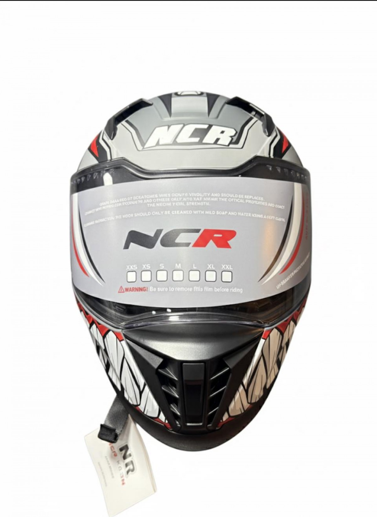 NCR FULLFACE MAT KASK GRİ