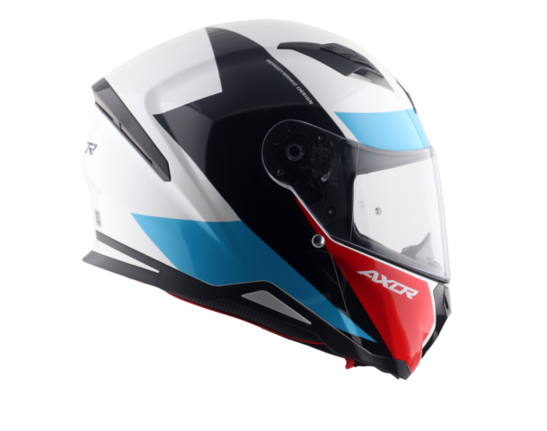 AXOR HUNTER TURBO - BEYAZ KIRMIZI FULLFACE KASK