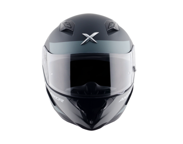 AXOR HUNTER TURBO - SİYAH GRİ MAT KASK