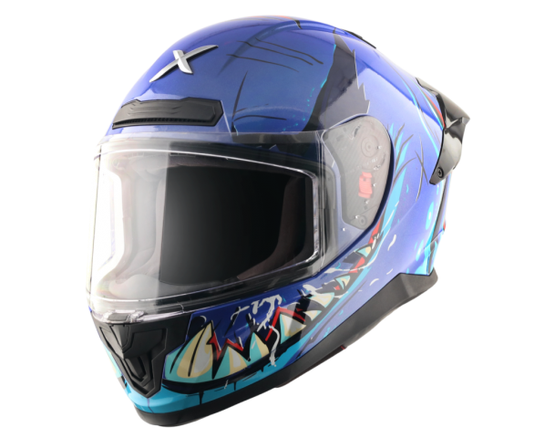 AXOR SABER SİYAH FULLFACE KASK