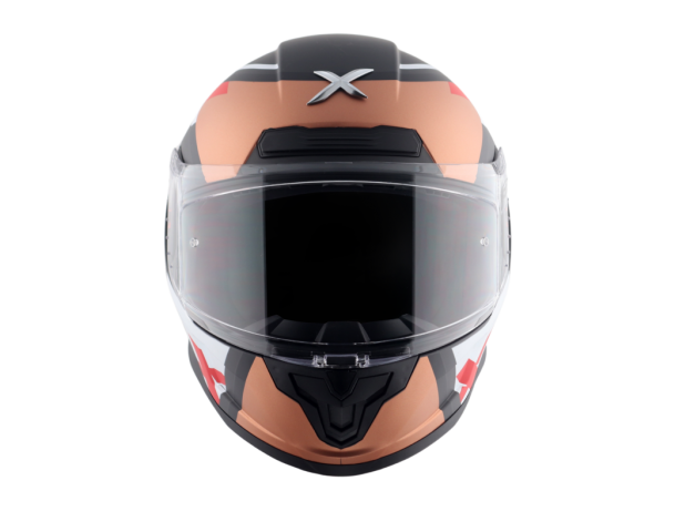 AXOR SABER X SPORTS - TURUNCU SİYAH FULLFACE KASK