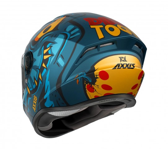 AXXIS DRAKEN S DINOTOON C7 MATT BLUE