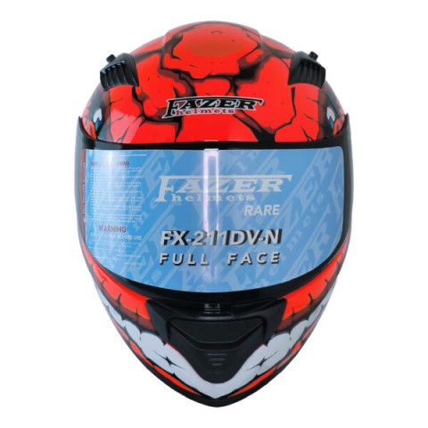FAZER FX-211 Full Face Kask FANTASTIC RED