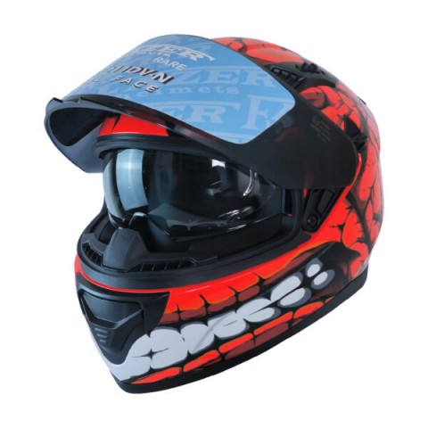 FAZER FX-211 Full Face Kask FANTASTIC RED