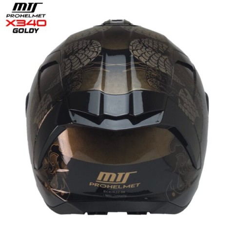 MTS FULL FACE KASK X340 GOLDY