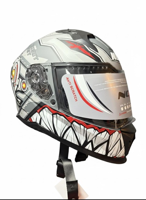 NCR FULLFACE MAT KASK GRİ