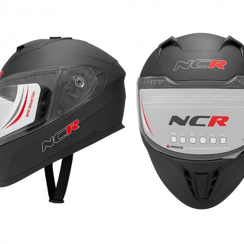 NCR FULLFACE MAT KASK SİYAH