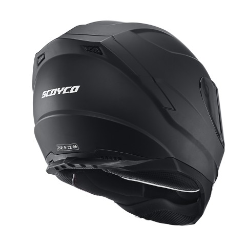 Scoyco FF-869 Full Face Kask MAT SİYAH