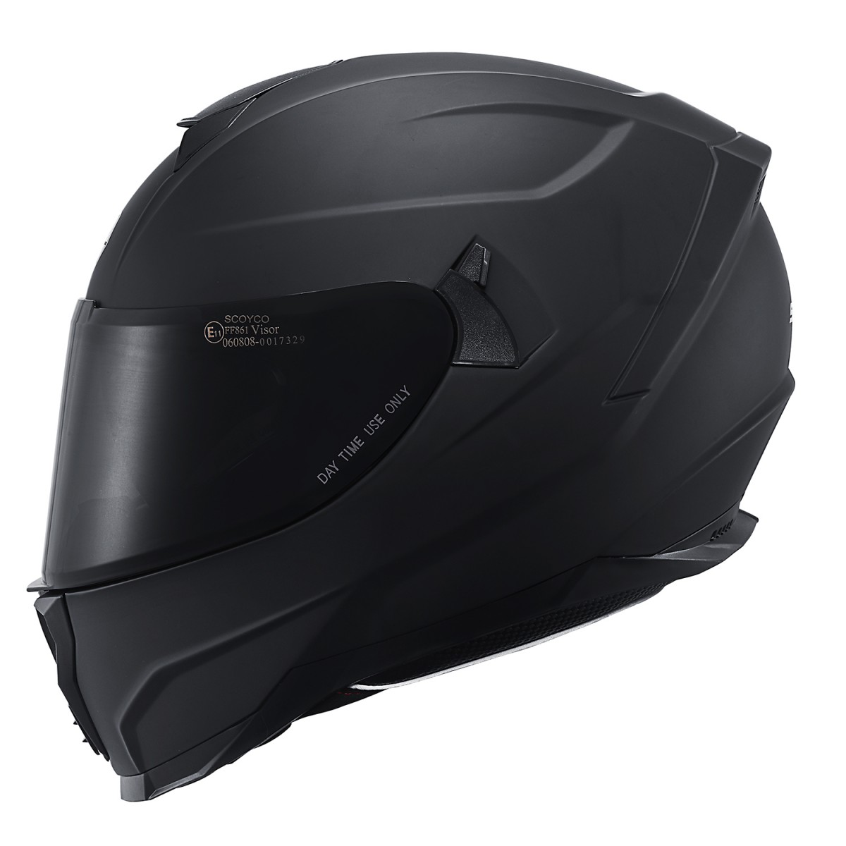 Scoyco FF-869 Full Face Kask MAT SİYAH